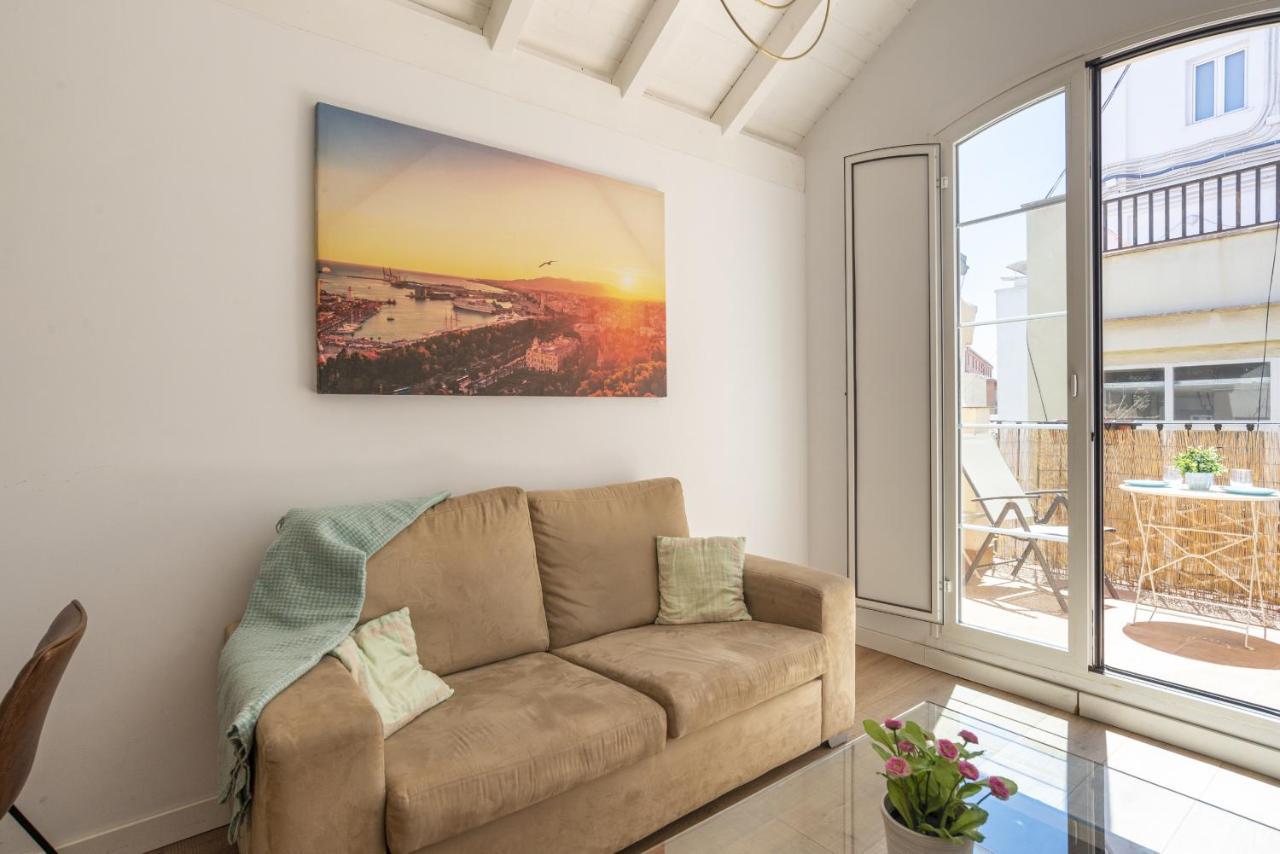 Urbe10 Terrace Constitucion 1 Bedroom Apartment Malaga Bagian luar foto