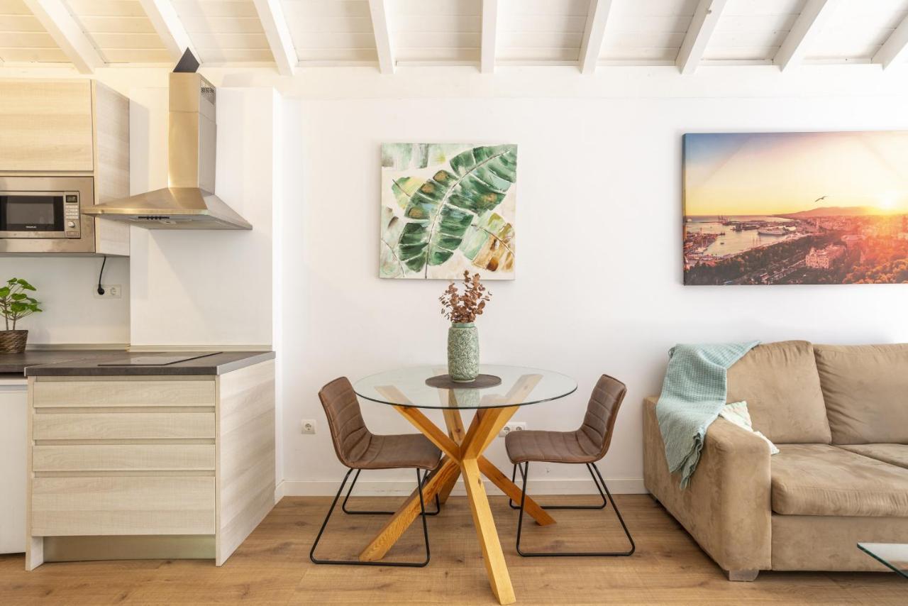 Urbe10 Terrace Constitucion 1 Bedroom Apartment Malaga Bagian luar foto