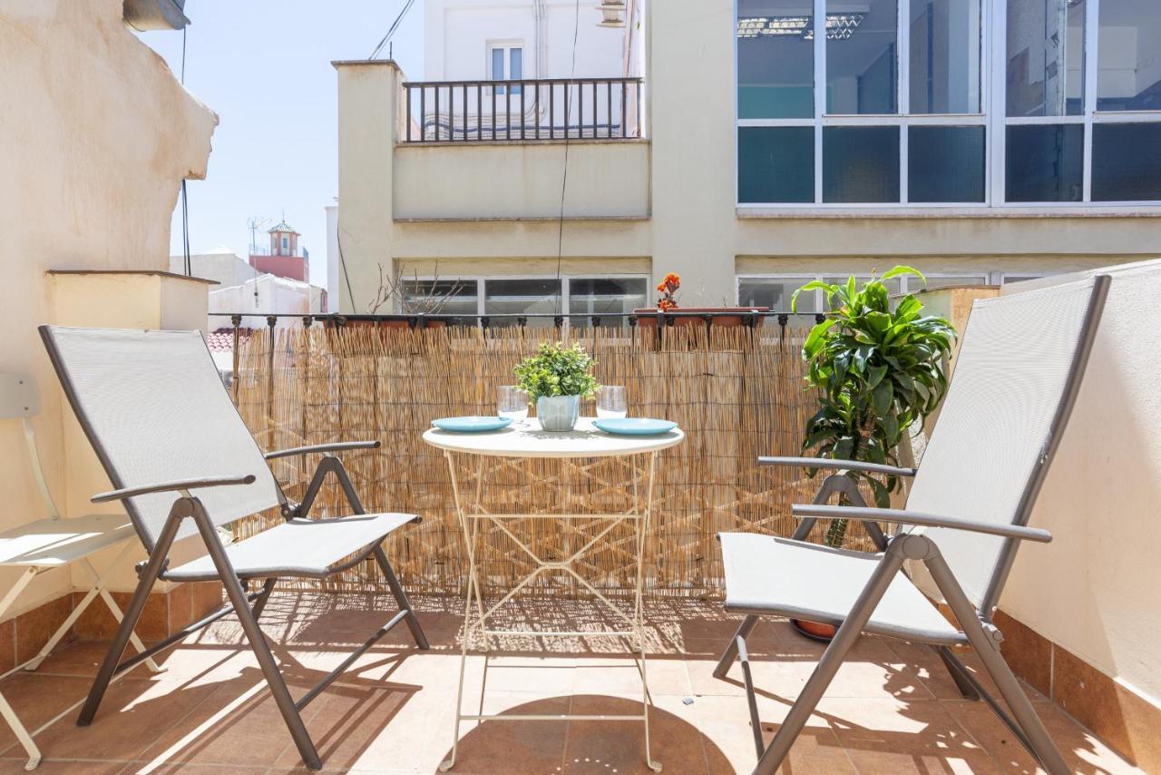 Urbe10 Terrace Constitucion 1 Bedroom Apartment Malaga Bagian luar foto